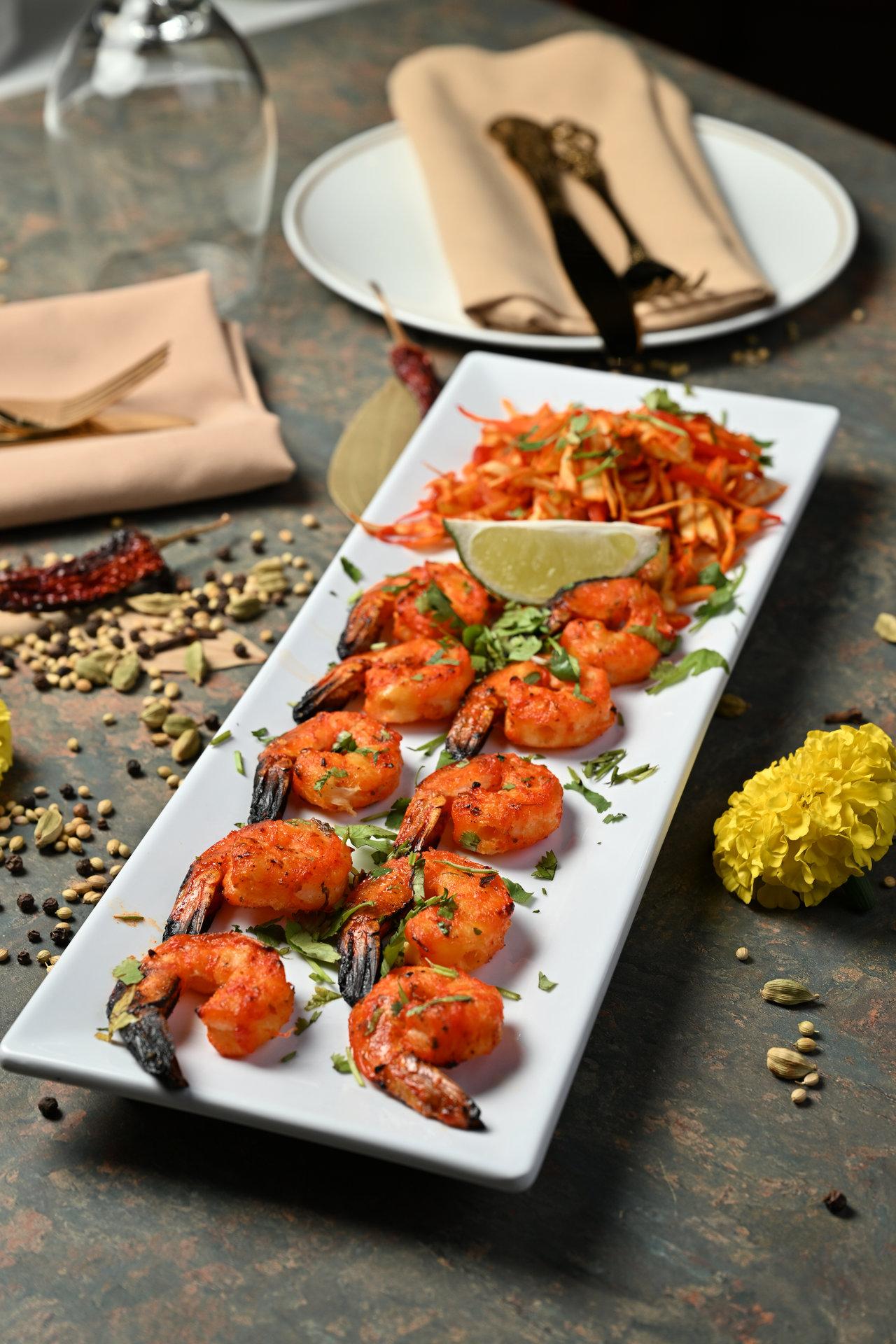 Tandoori Shrimps.