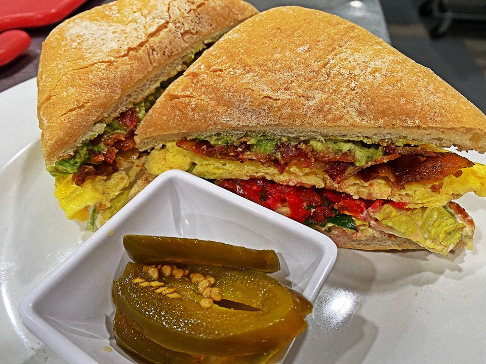 BLT Breakfast Sandwhich.