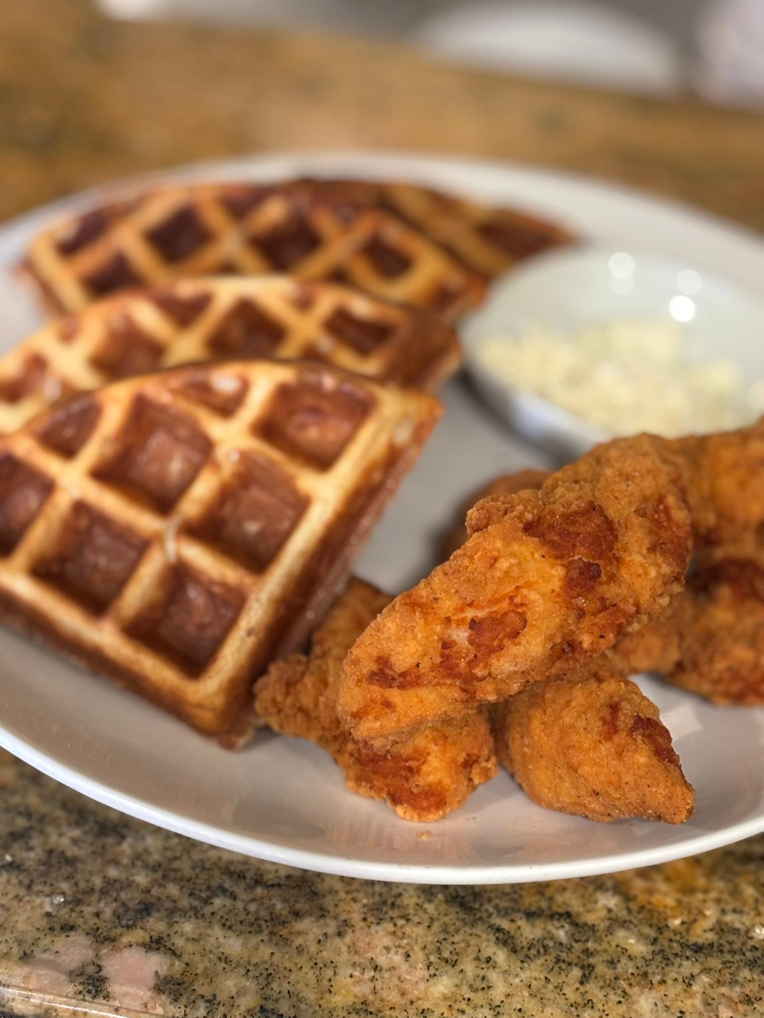 Chicken and Waffles.