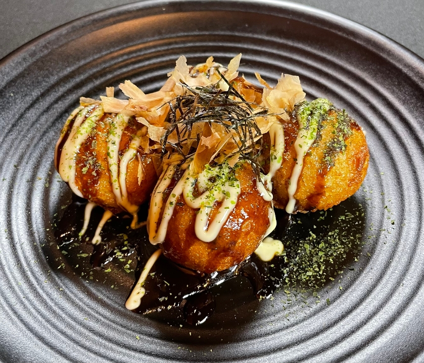 Takoyaki.