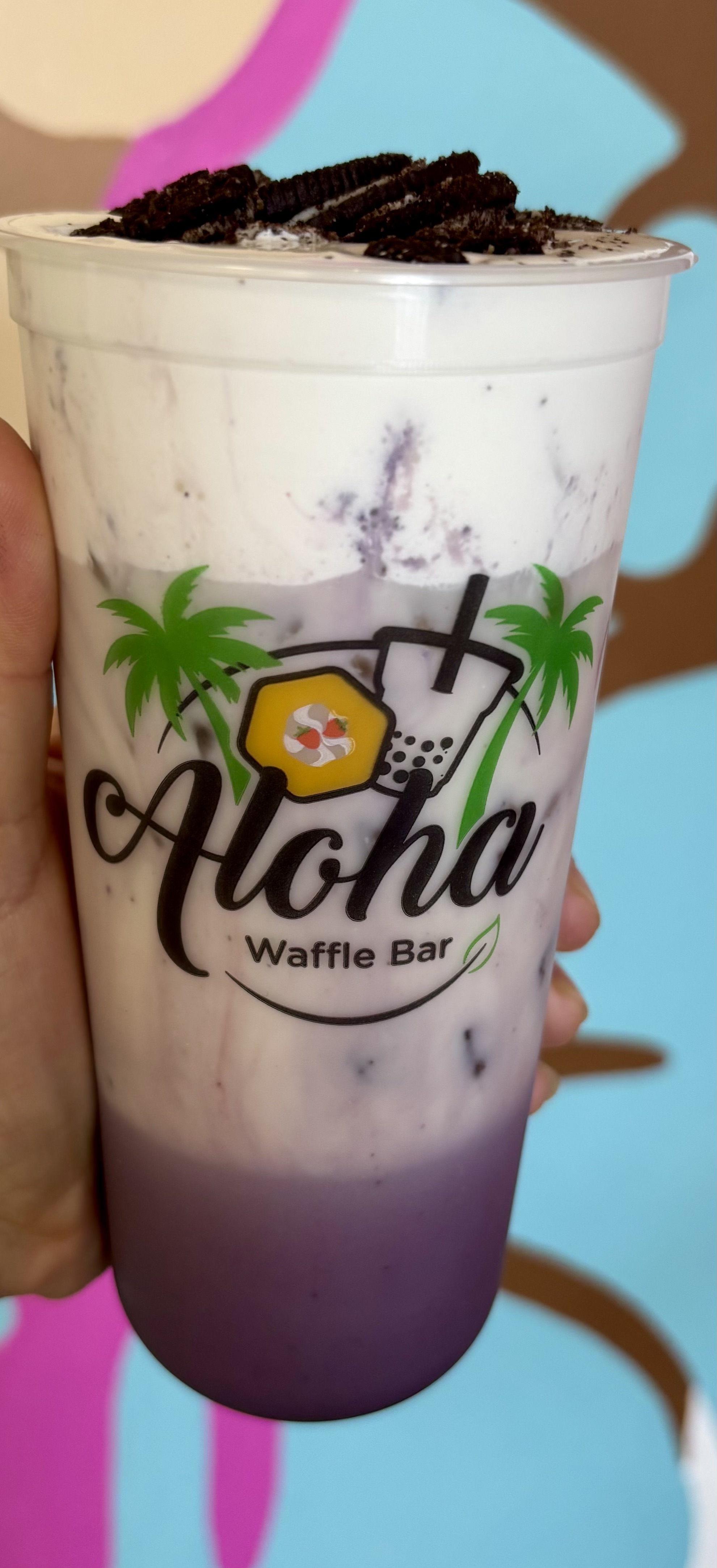 U-Bae & Oreo Creme Tea Latte.