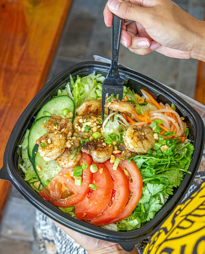 Grilled Shrimp Salad.