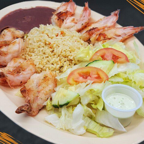 Grilled Shrimp - Camarones a la Plancha.