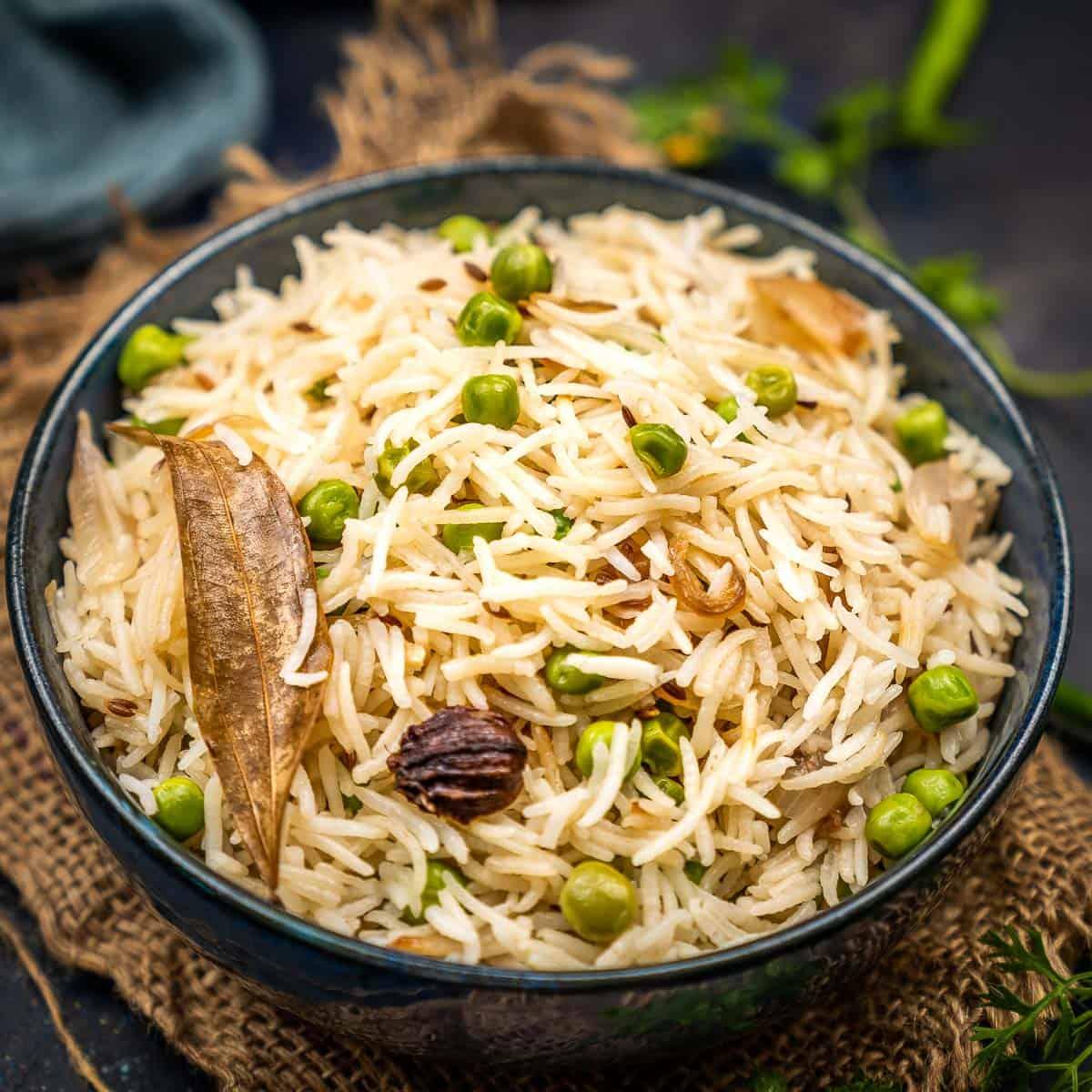 Peas Pulao.