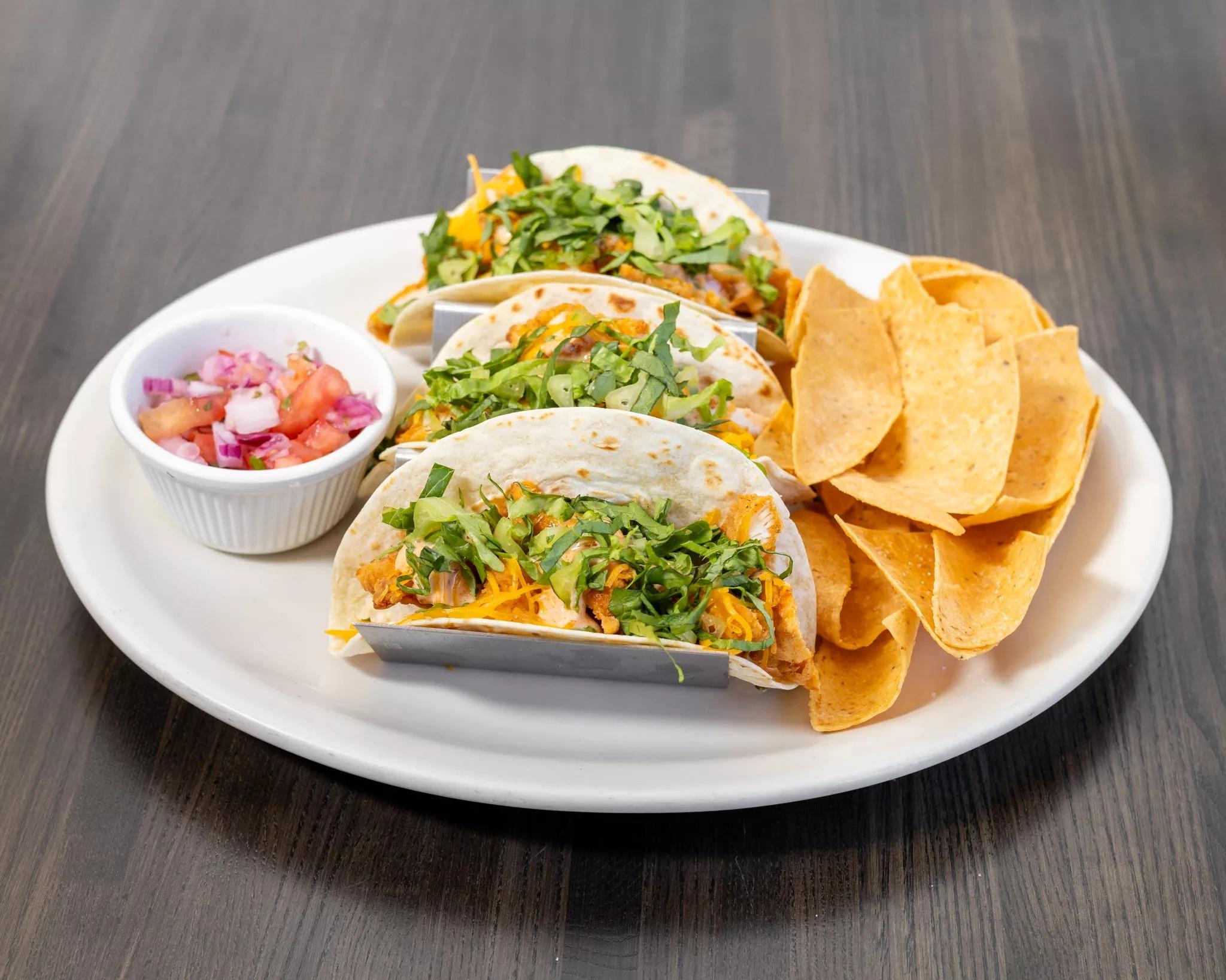 Crispy Chicken Tacos.