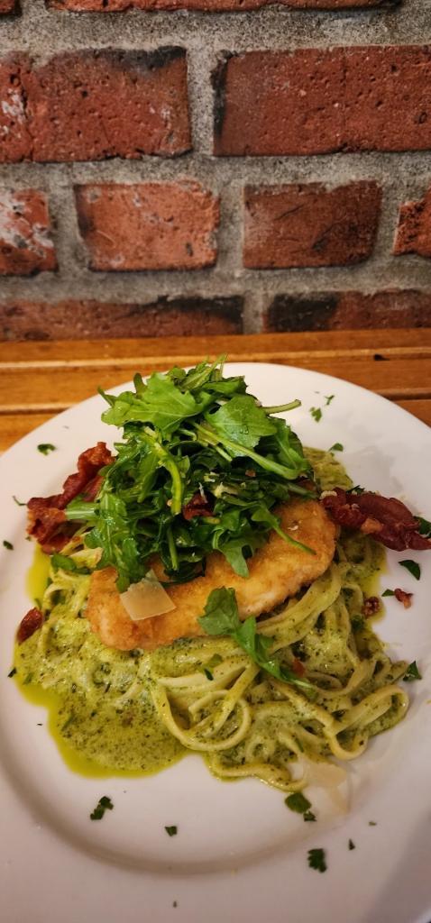 Pesto Chicken Prociutto.