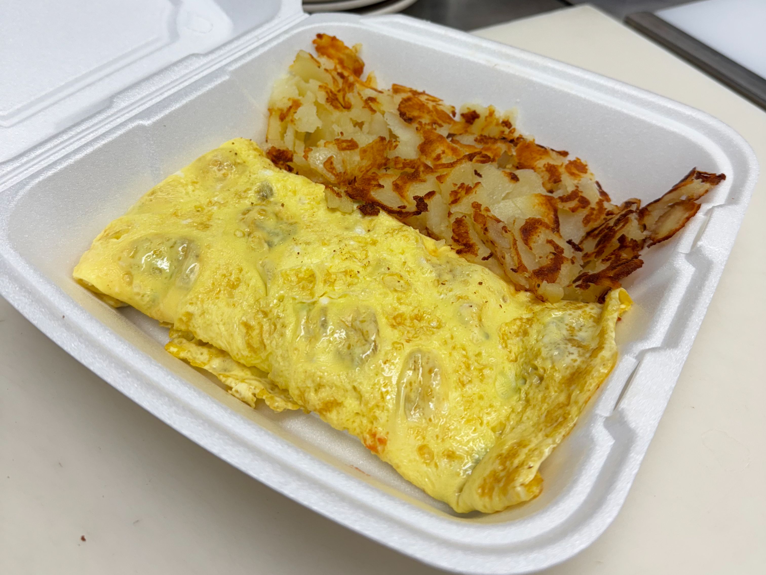 Ham & Cheese Omelette.