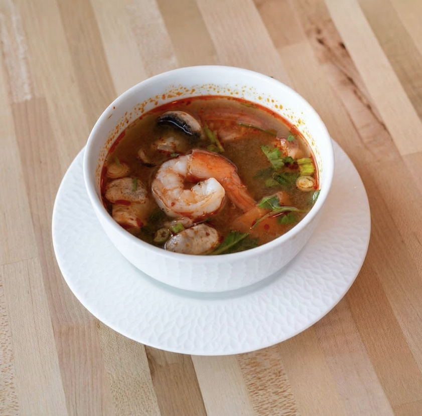 Tom Yum Shrimp.