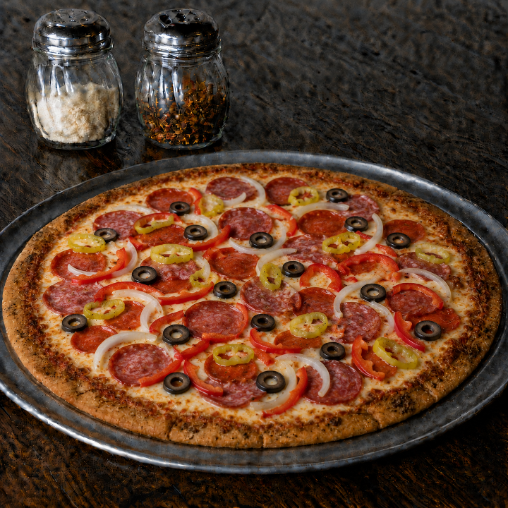 Thin Crust SM Rivers Pie.