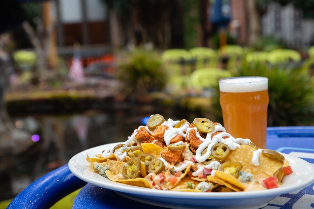 Buffalo Chicken Nachos.
