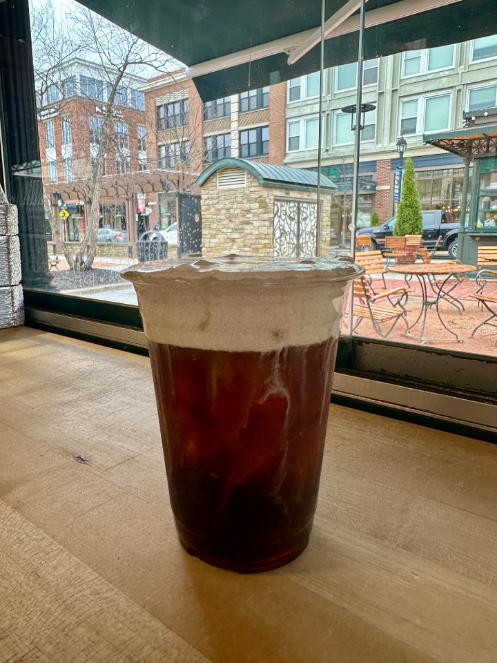 12 oz Sweet Cream Cold Brew.