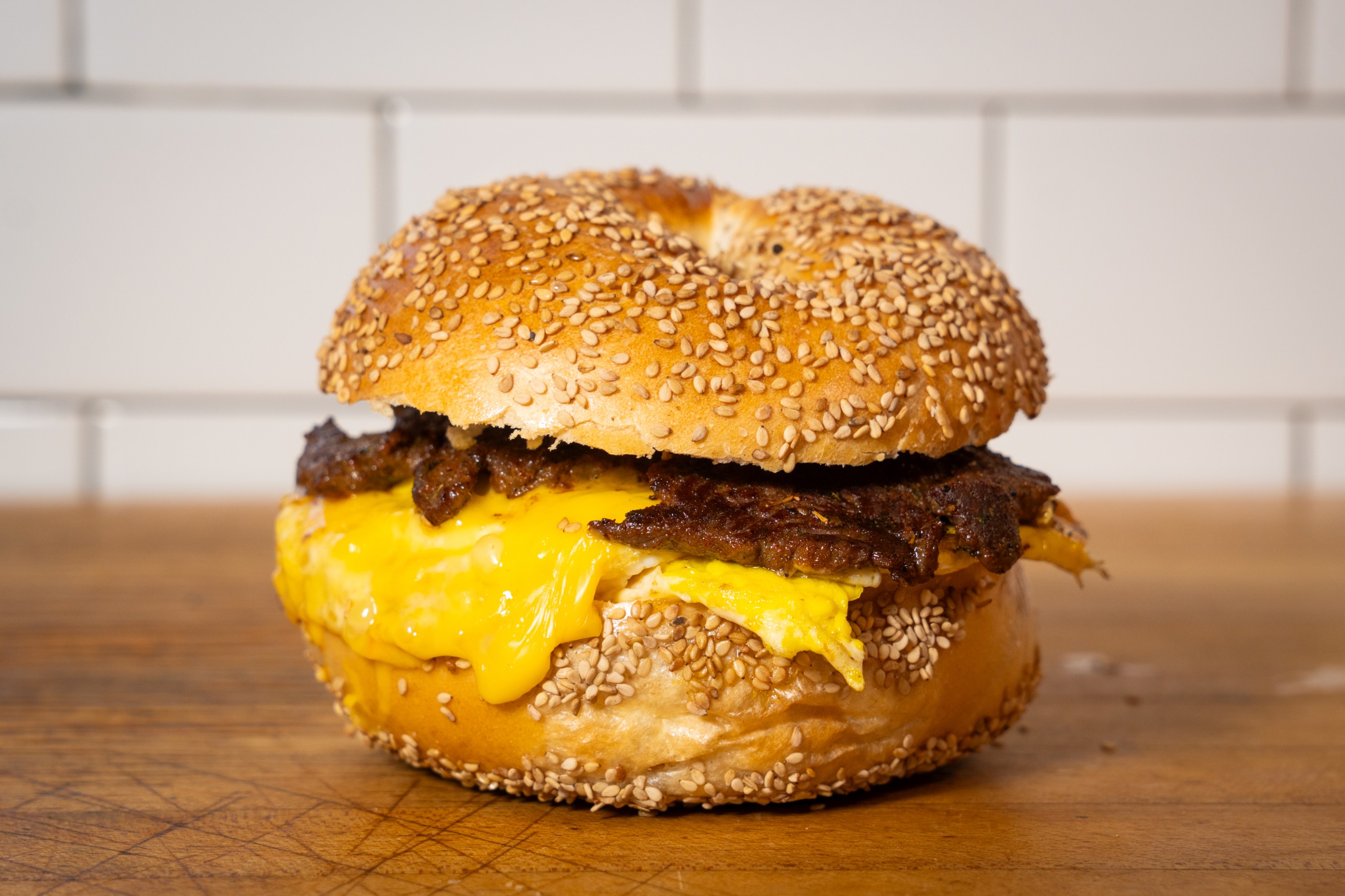 Manhattan Breakfast Sandwich.