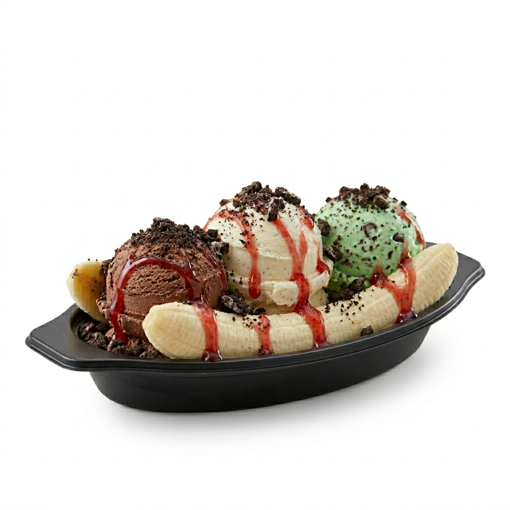 Banana Split 🍌🍨✨.