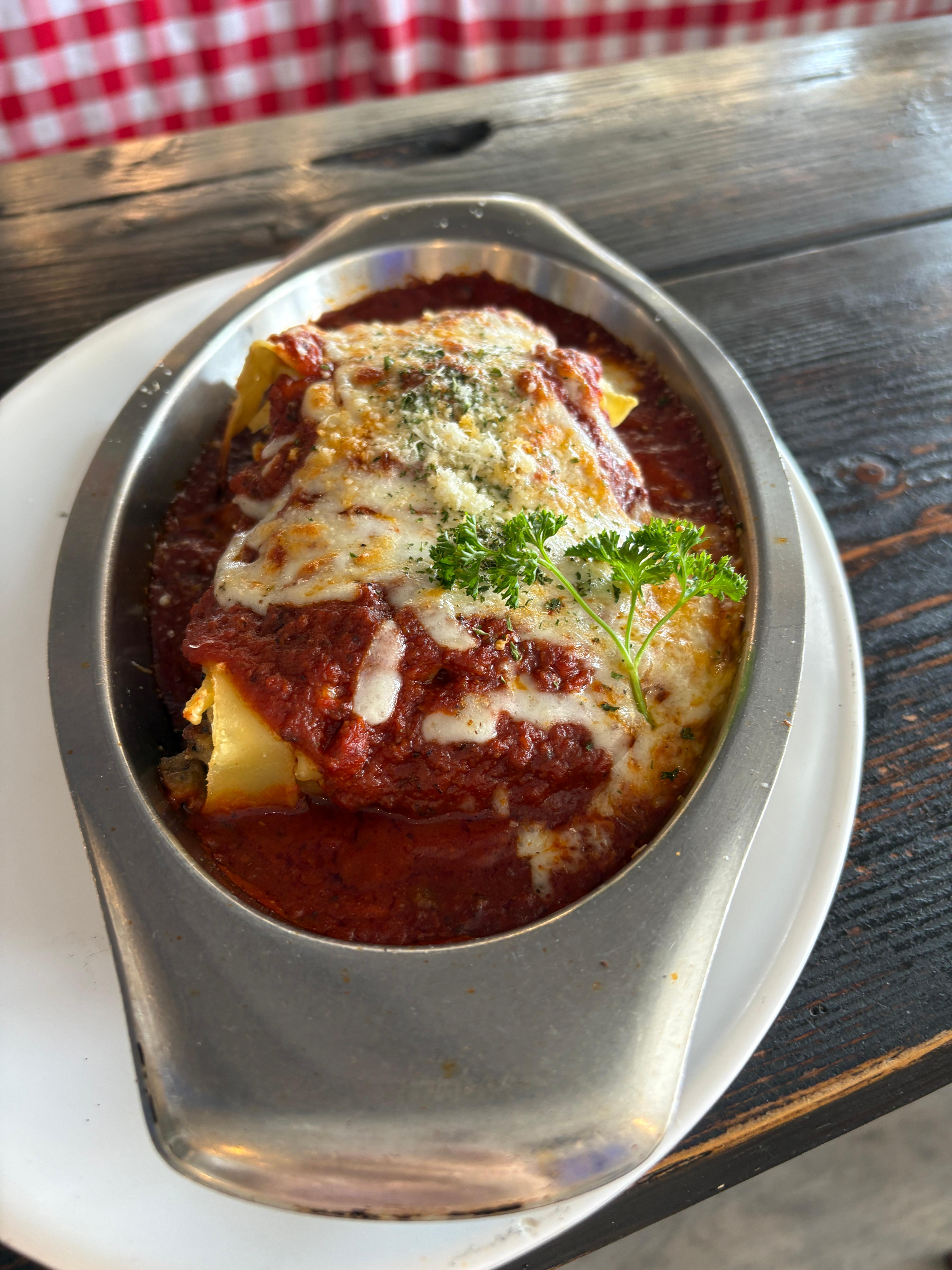 Beef Lasagna.