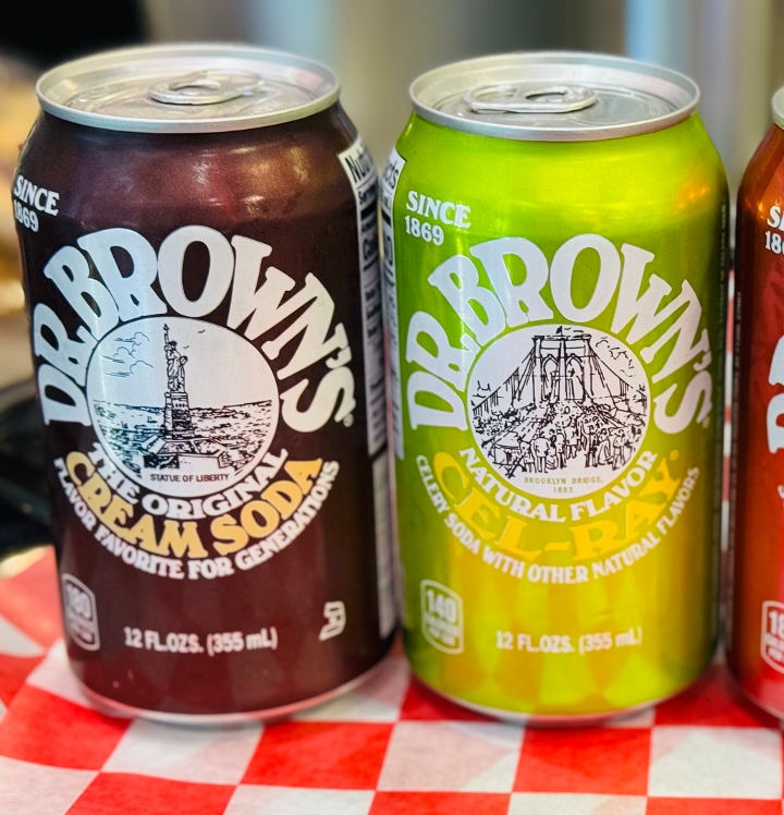 Dr. Brown's Cream Soda.