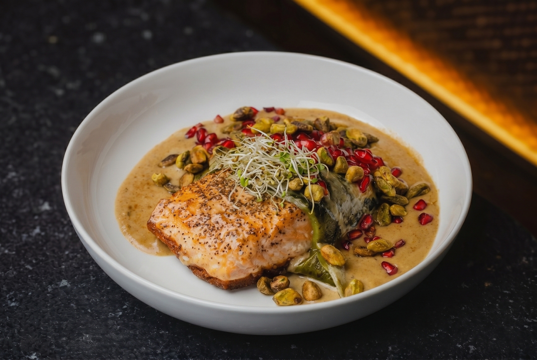 Salmon en Nogada.