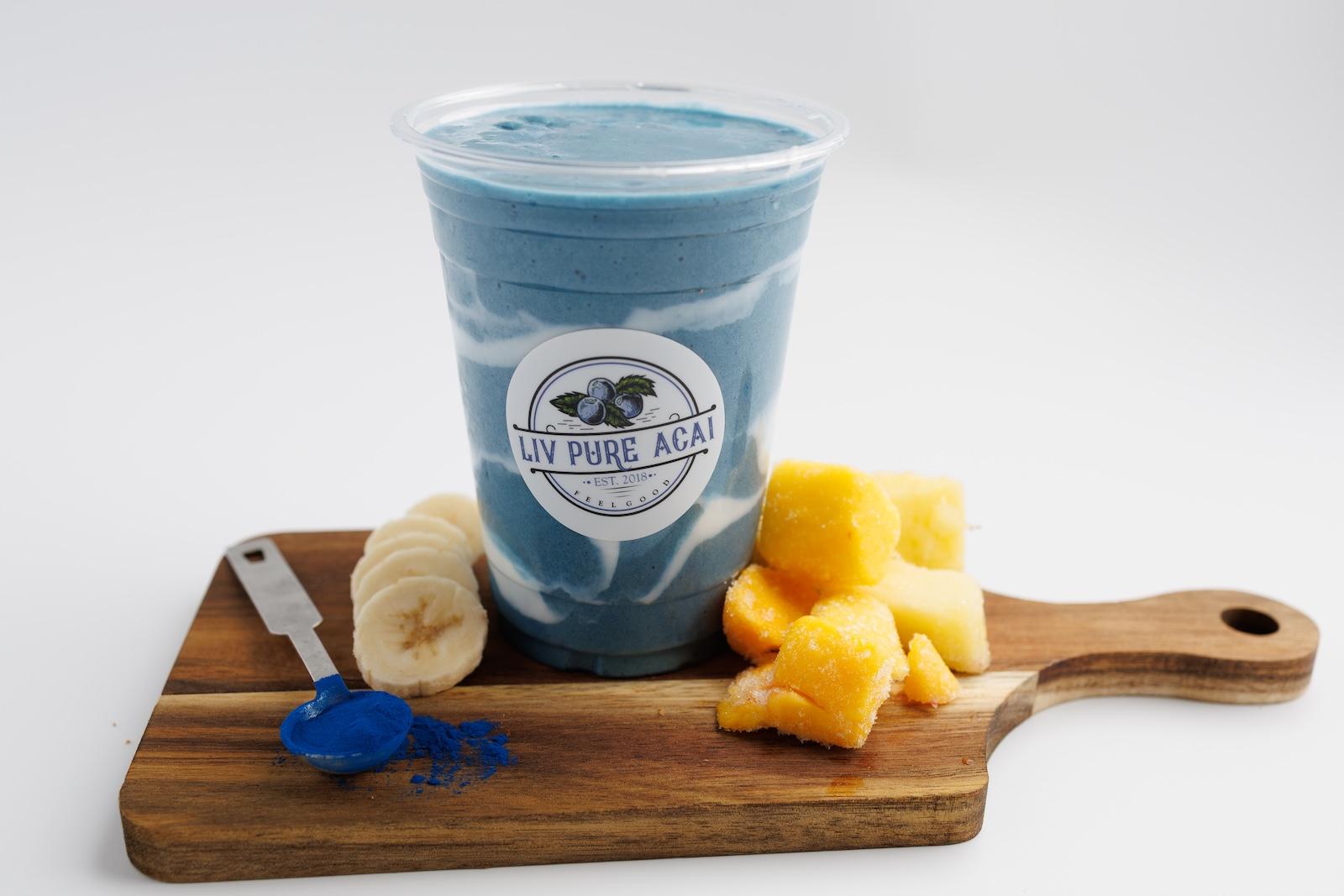 The Blue One Smoothie.