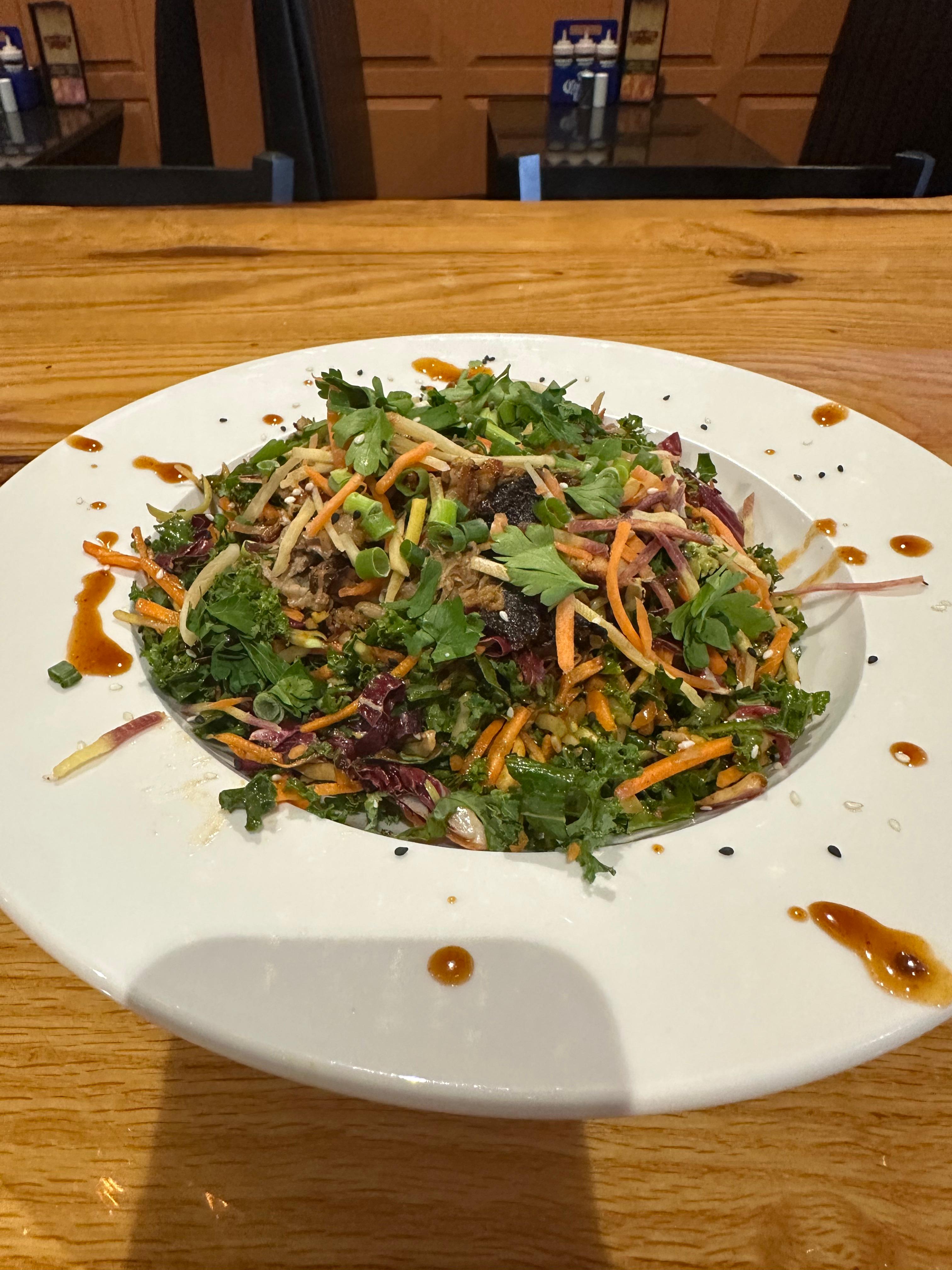 Sweet Fire Pork Salad.
