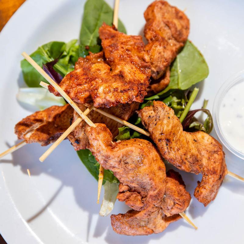 Tandoori Chicken Skewers.