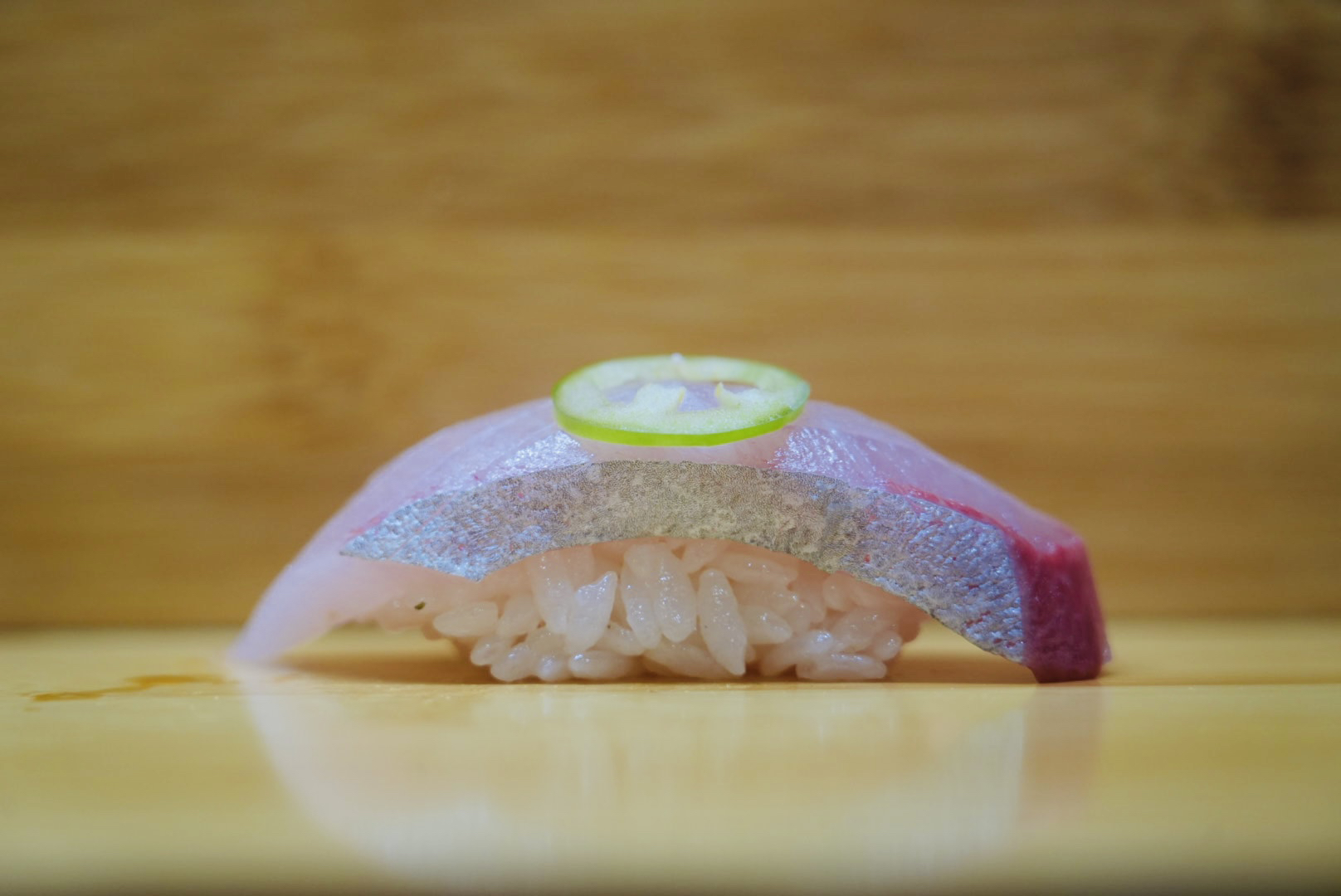 Kanpachi Jalapeno Sushi.