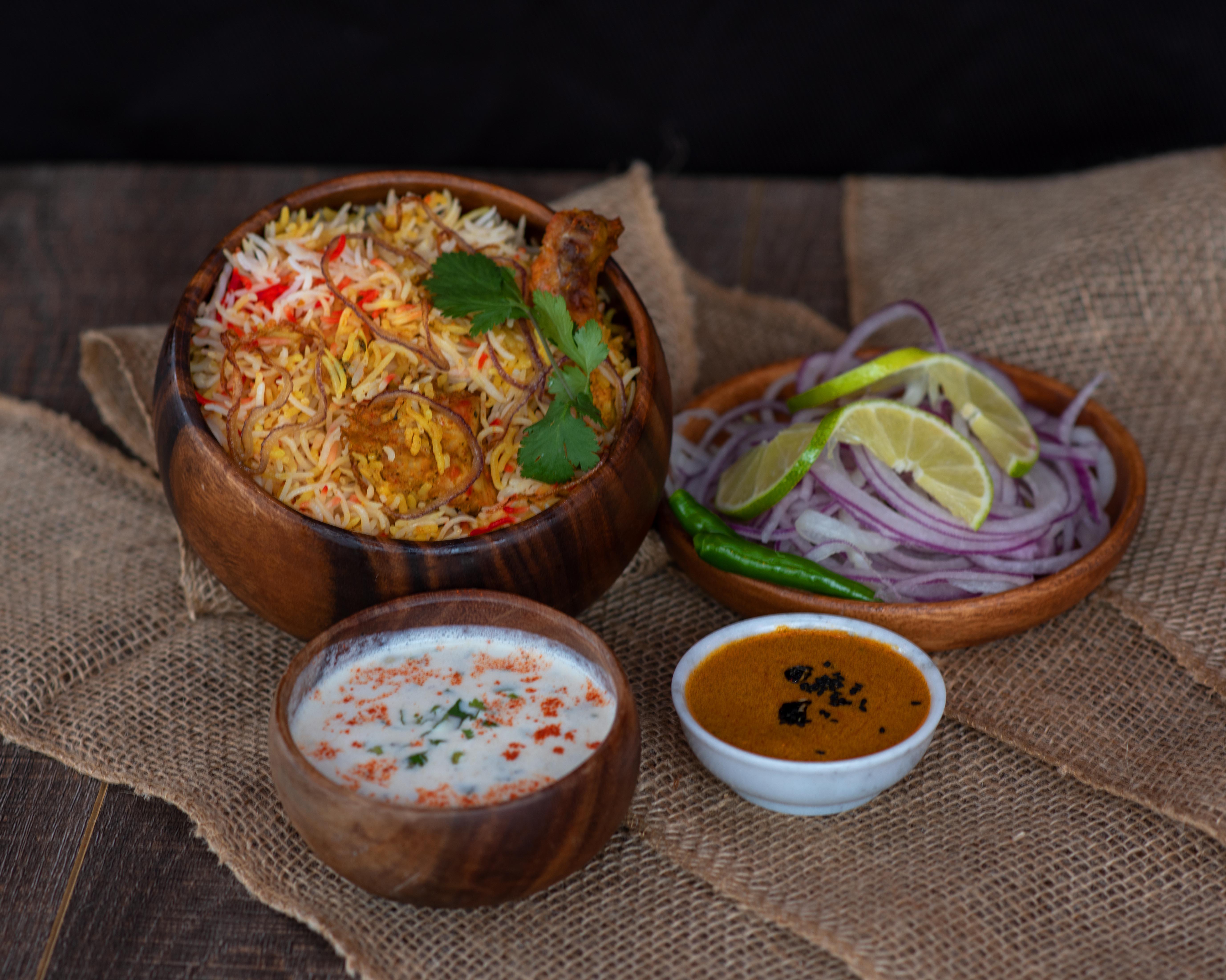 Chicken Dum Biryani.