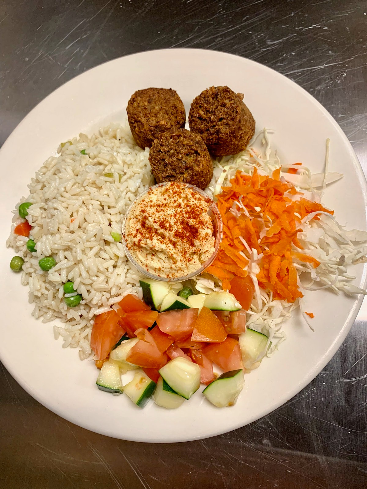 Falafel Rice Bowl.