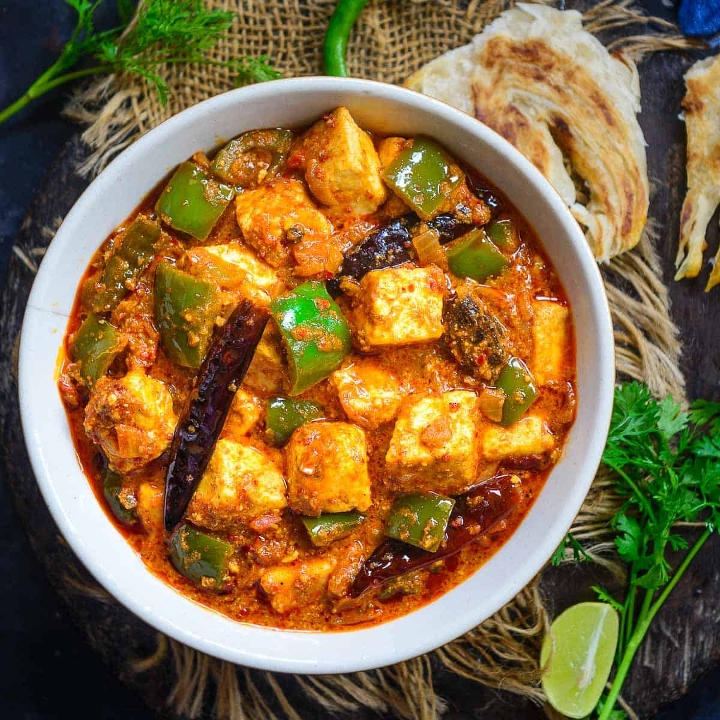 Kadhai Paneer.