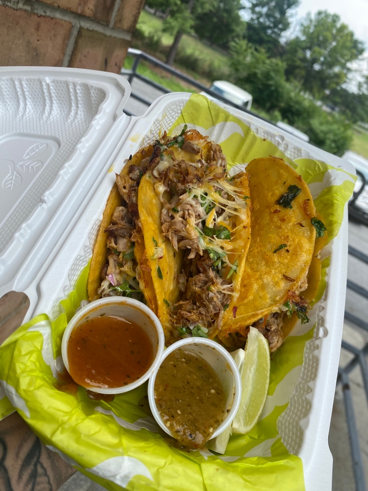 3x Carnitas Tacos.