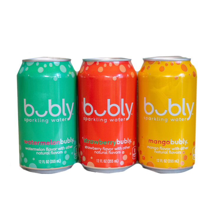 Bubly Sparkling Water.