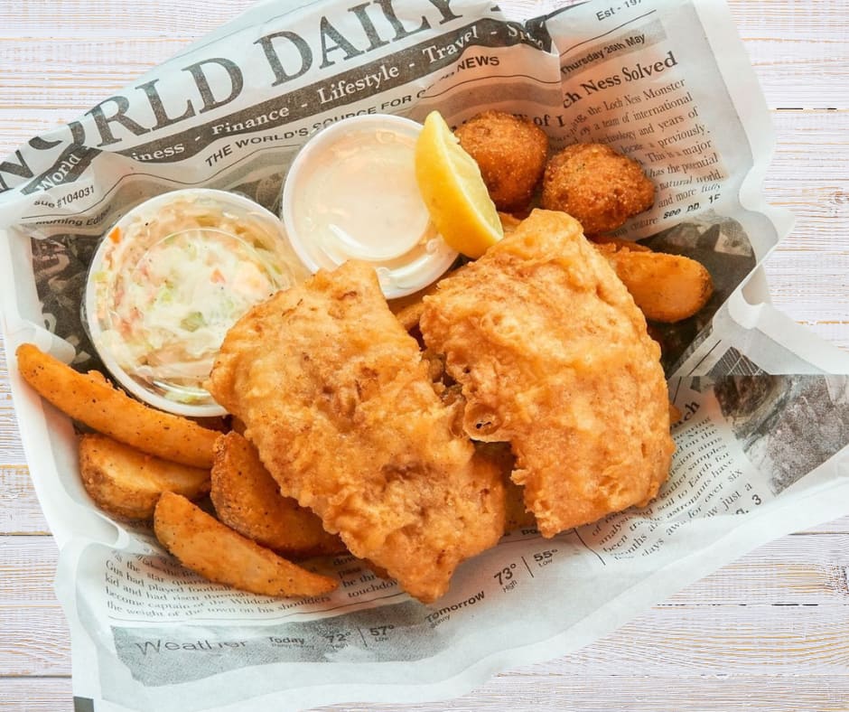 Two Piece Whitefish Basket.