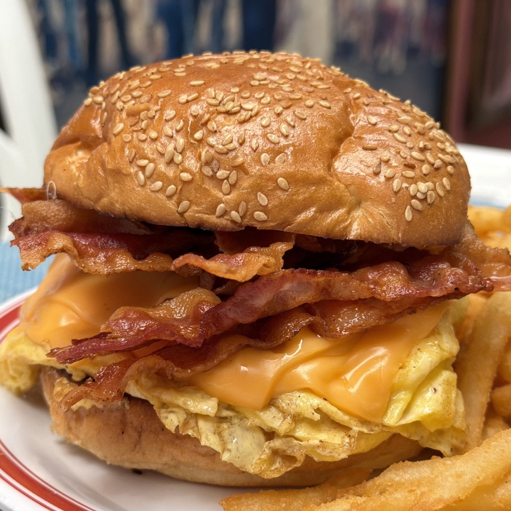 Bacon, Egg & Cheese On A Roll.