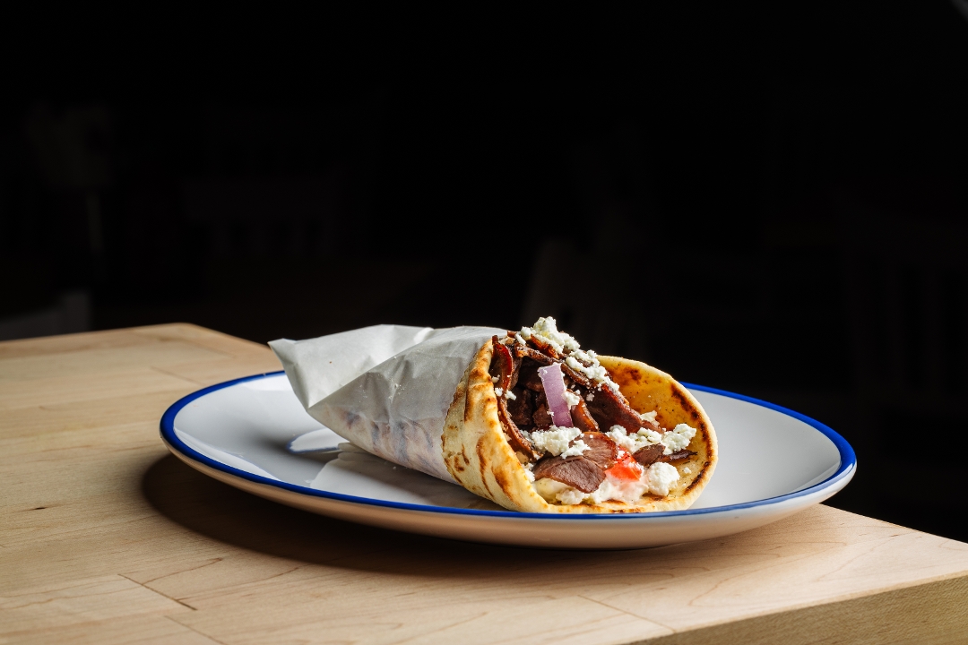 Roasted Lamb Pita.