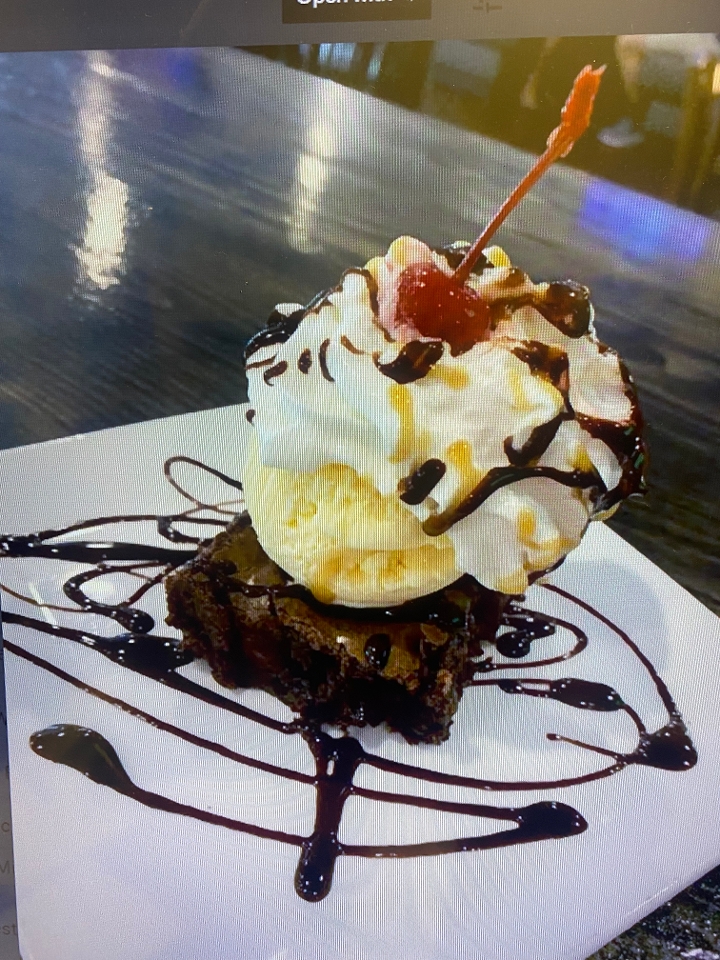 Brownie Sundae.