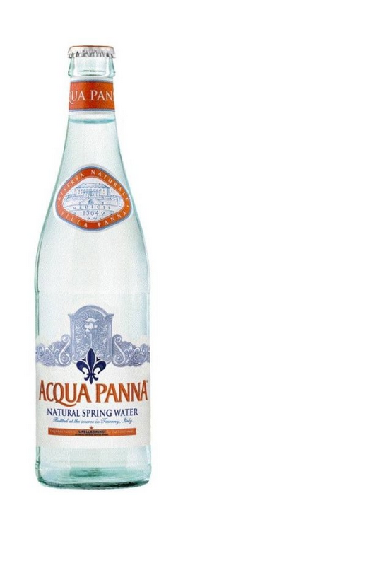Acqua Panna.