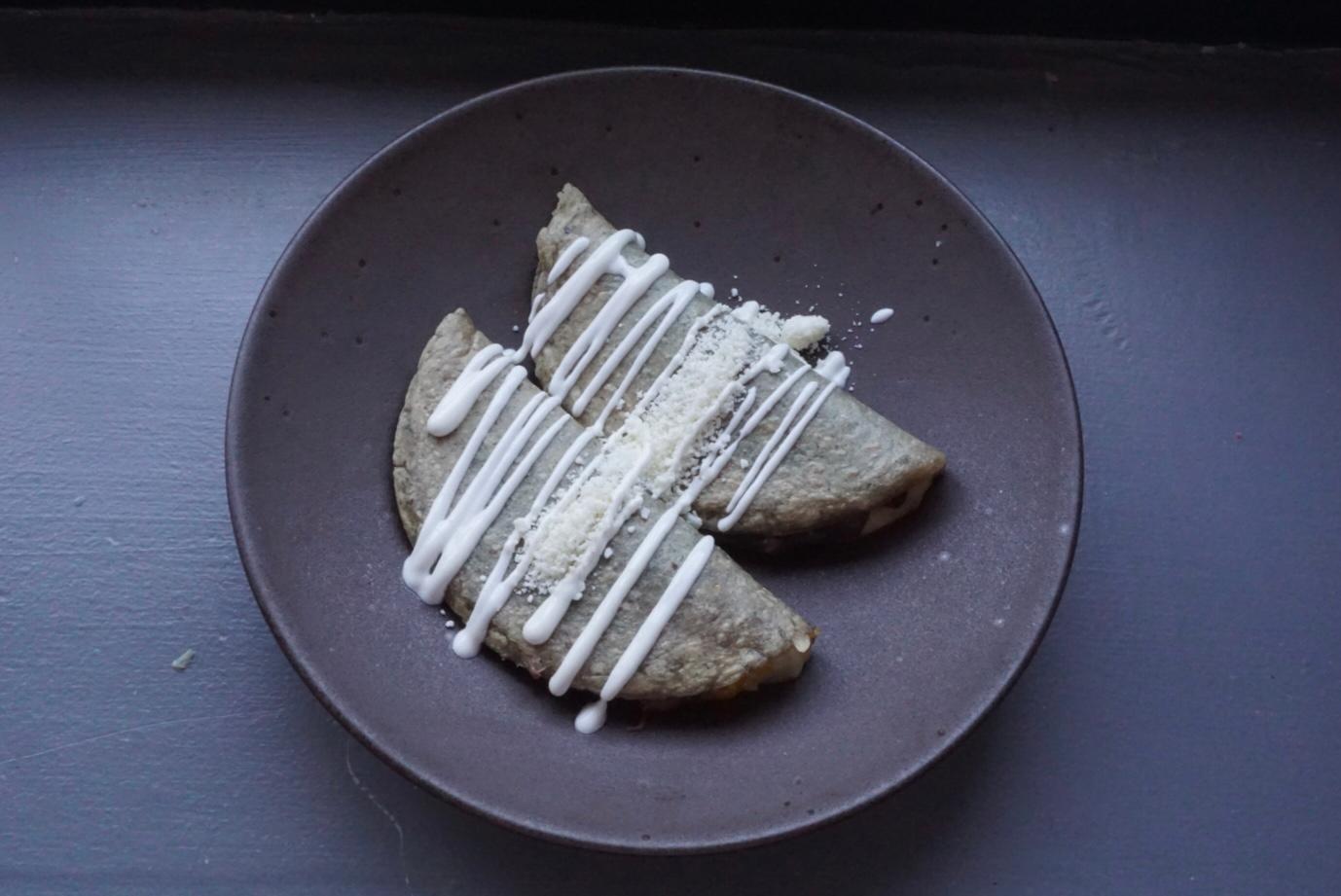 Half Moon Quesadillas.