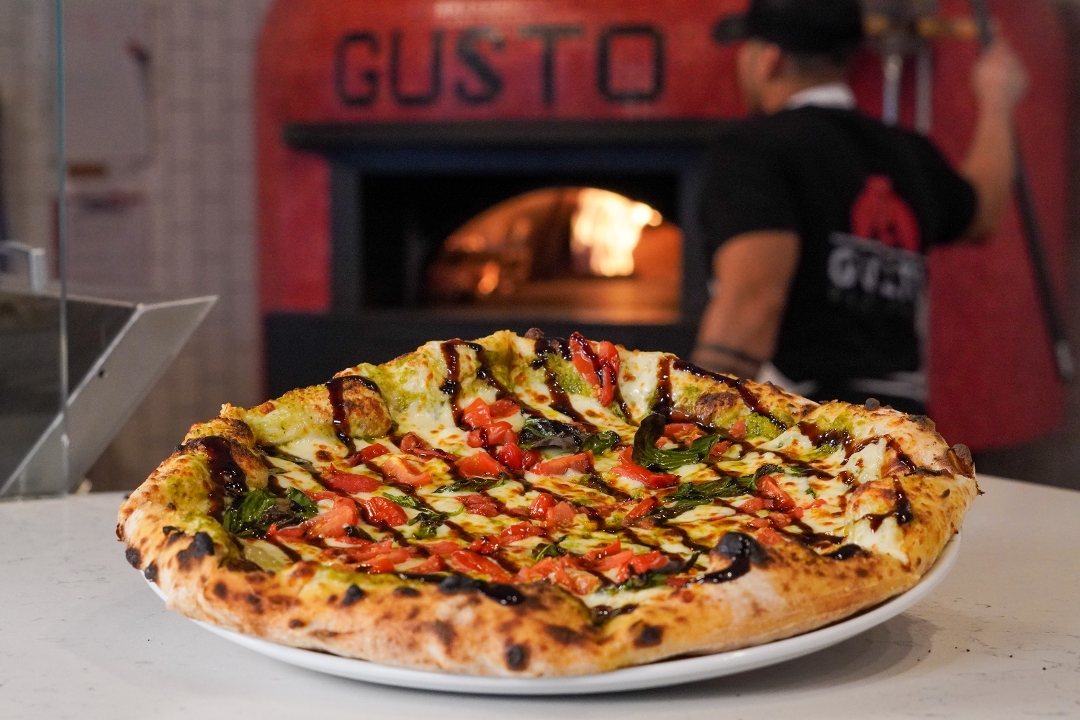 Pesto Pizza.