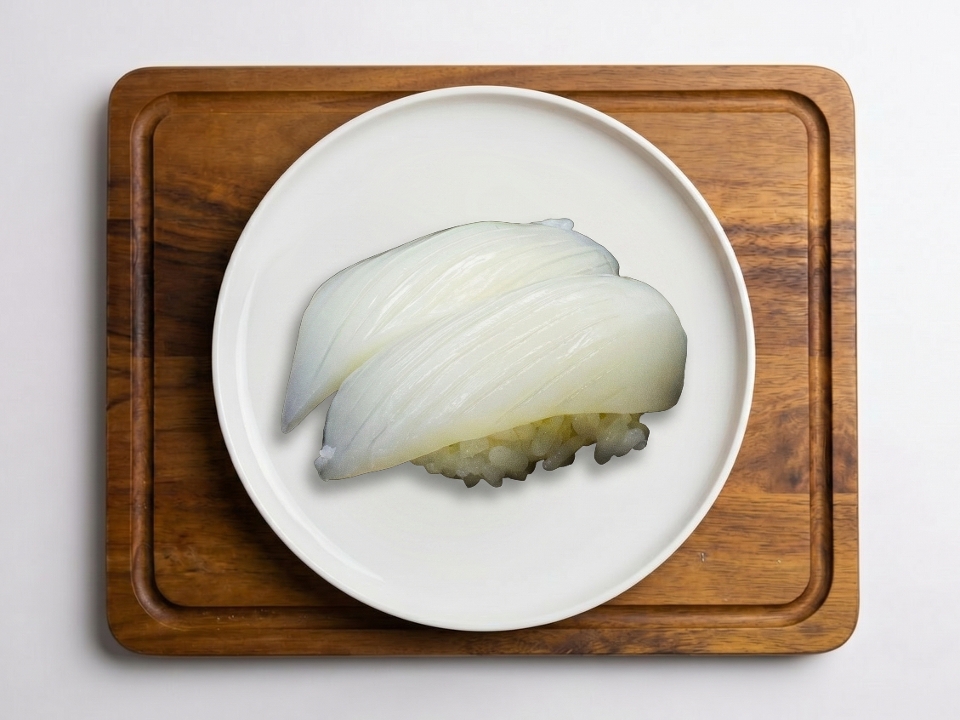 Sashimi/ Nigiri Ika (Squid).