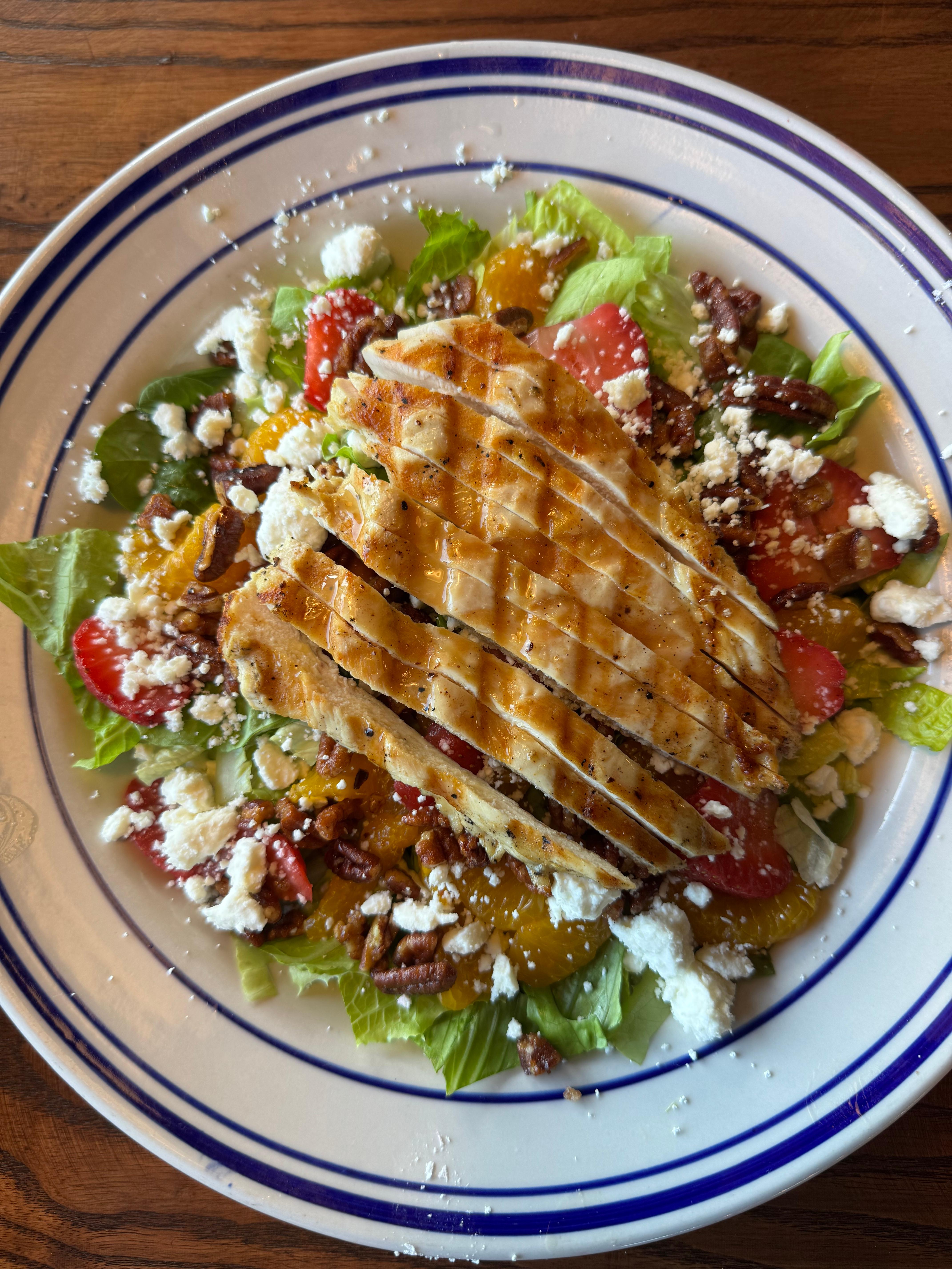 Grilled Chicken Strawberry Salad.
