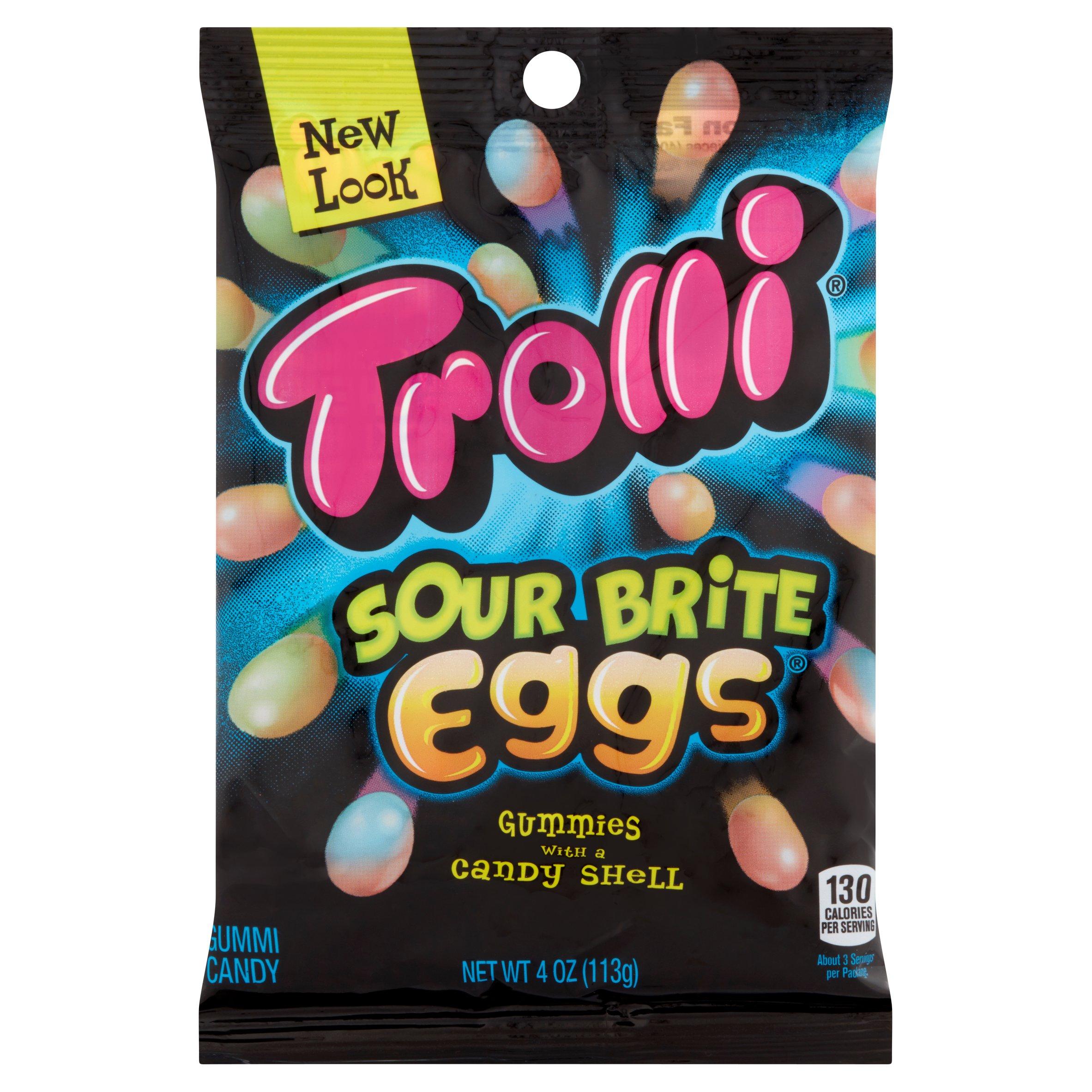 Trolli Sour Brite Eggs Gummi Candy 4 Oz.