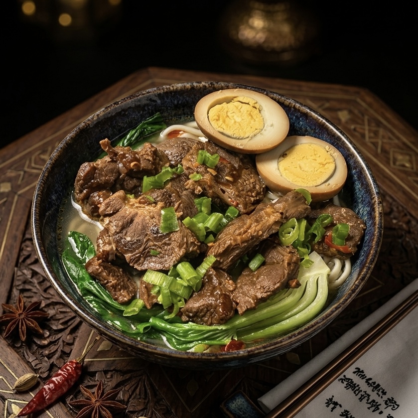 Spicy Beef Noodle Soup.