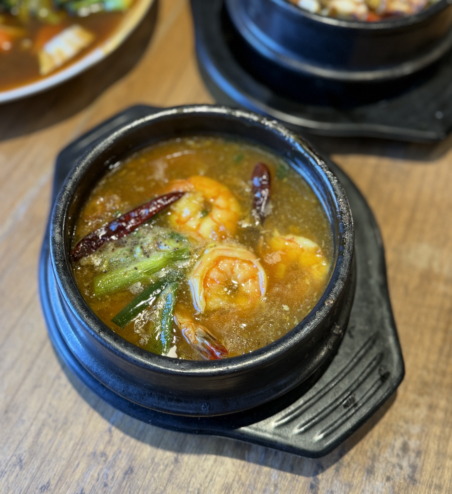 Claypot Shrimp.