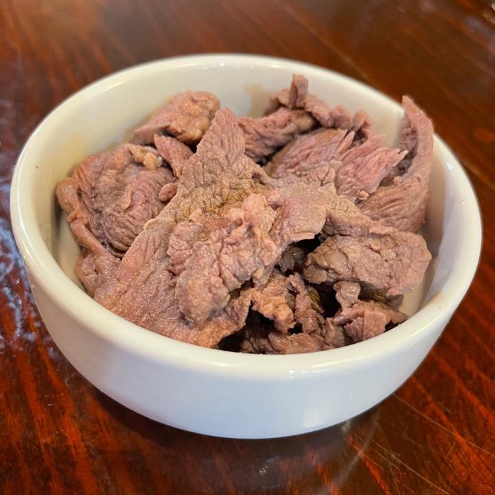 SIDE Steamed Beef.