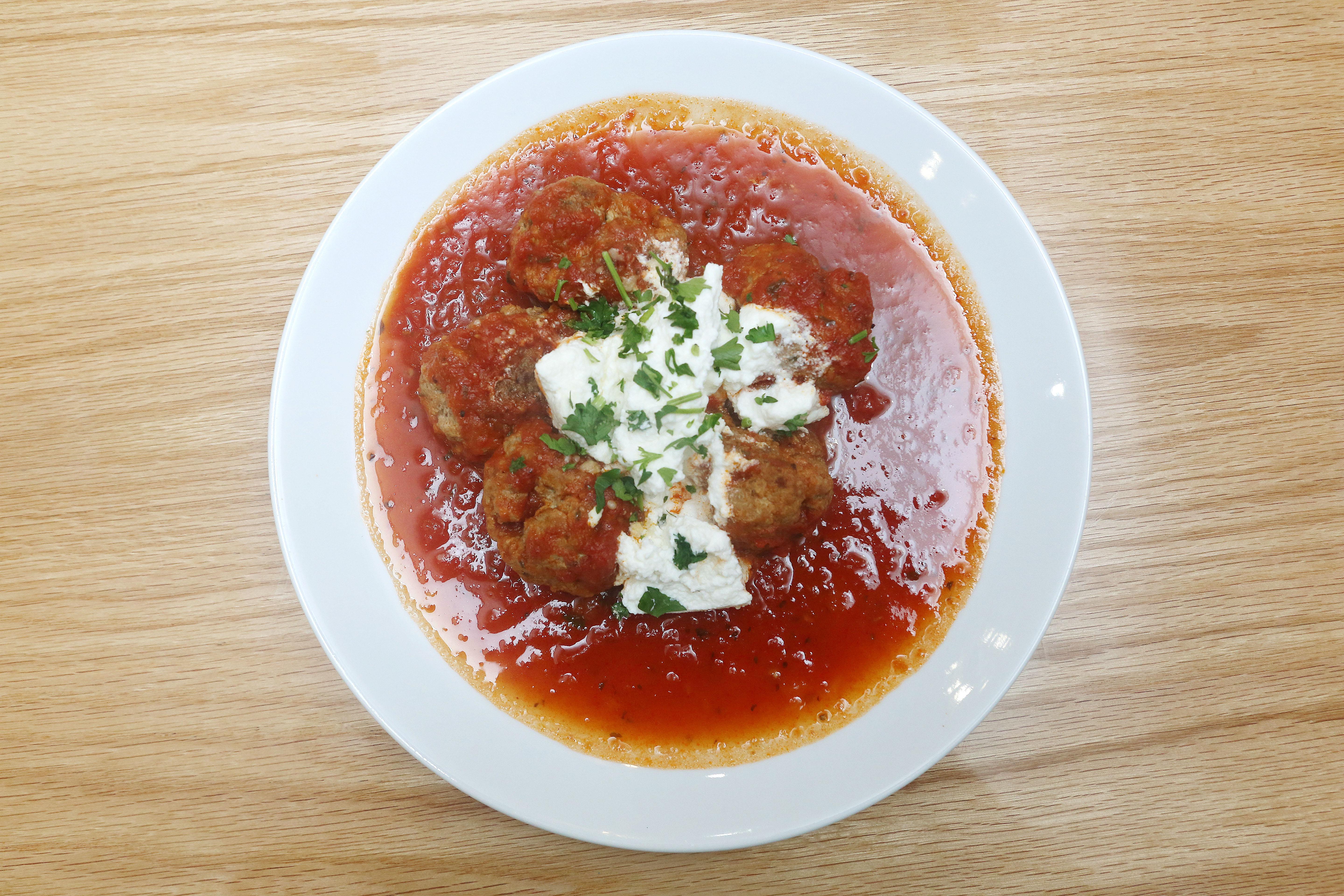 Meatballs and Ricotta.