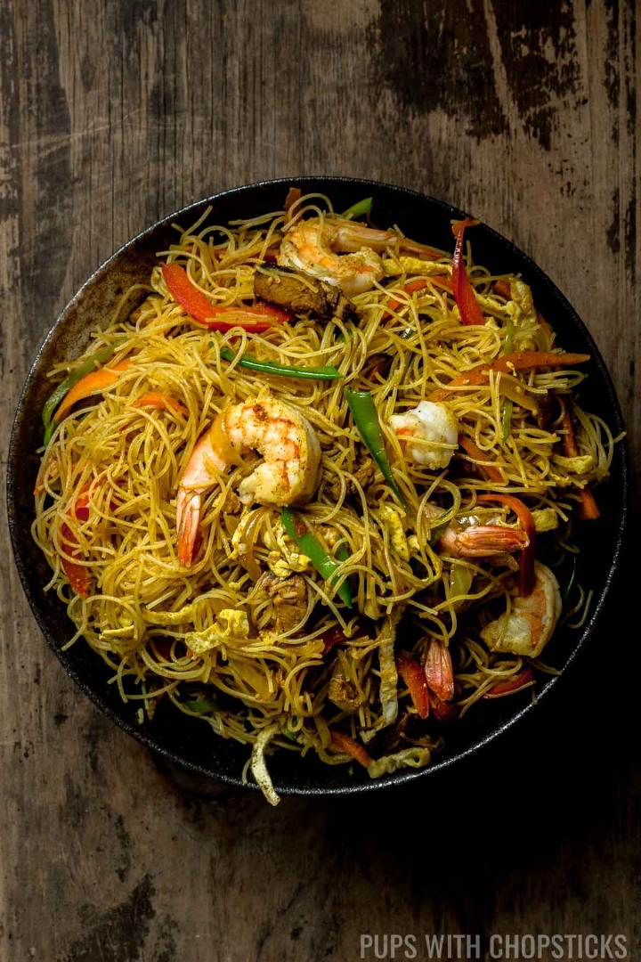Singapore Rice Noodles.