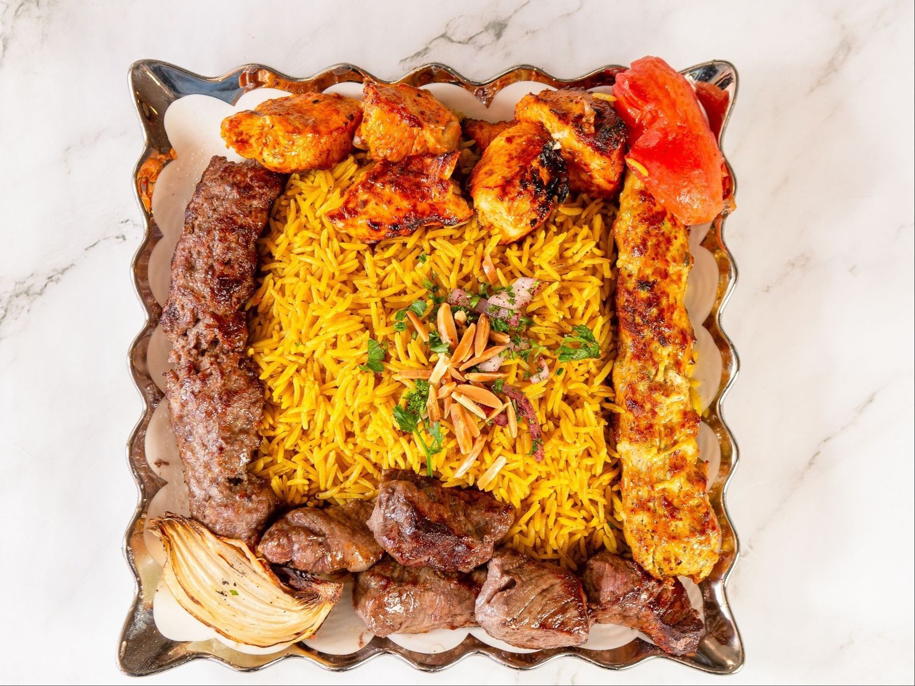 Mixed Grill (Special) Plate / طبق مشاوي مشكلة (خاص).