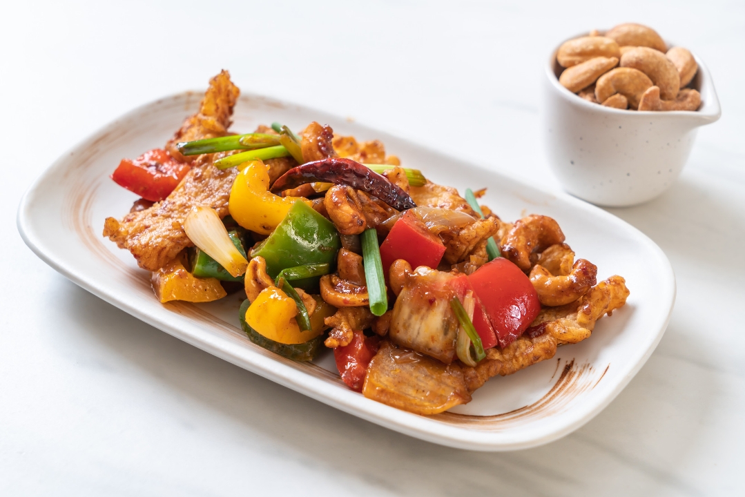 Cashew Chicken.