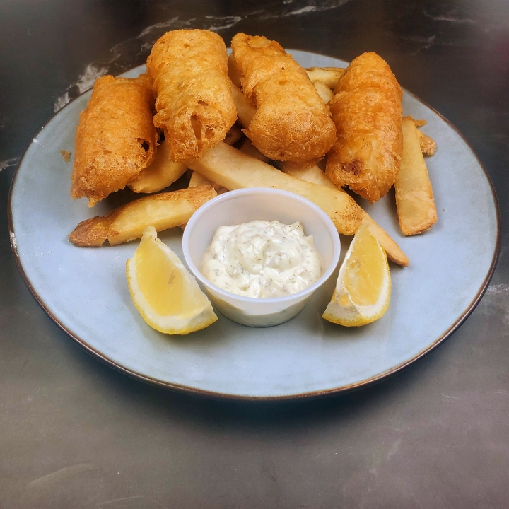 4 Piece Fish 'n' Chips.
