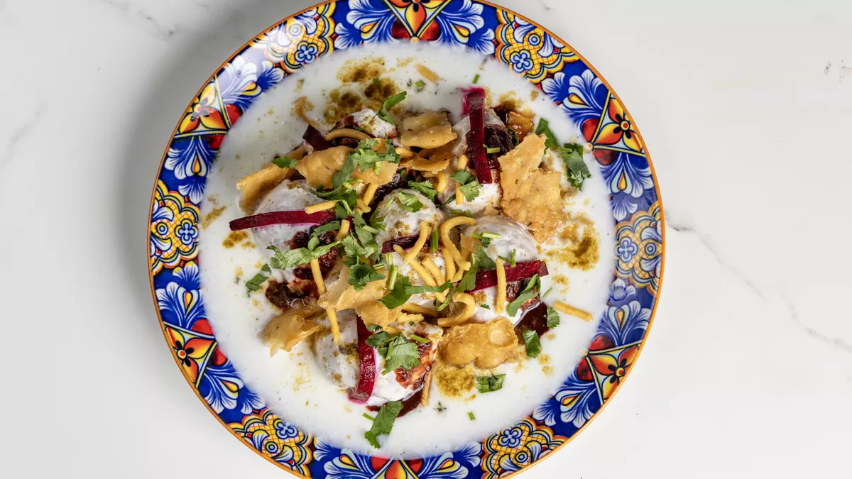 Dahi Bhalla Chaat.