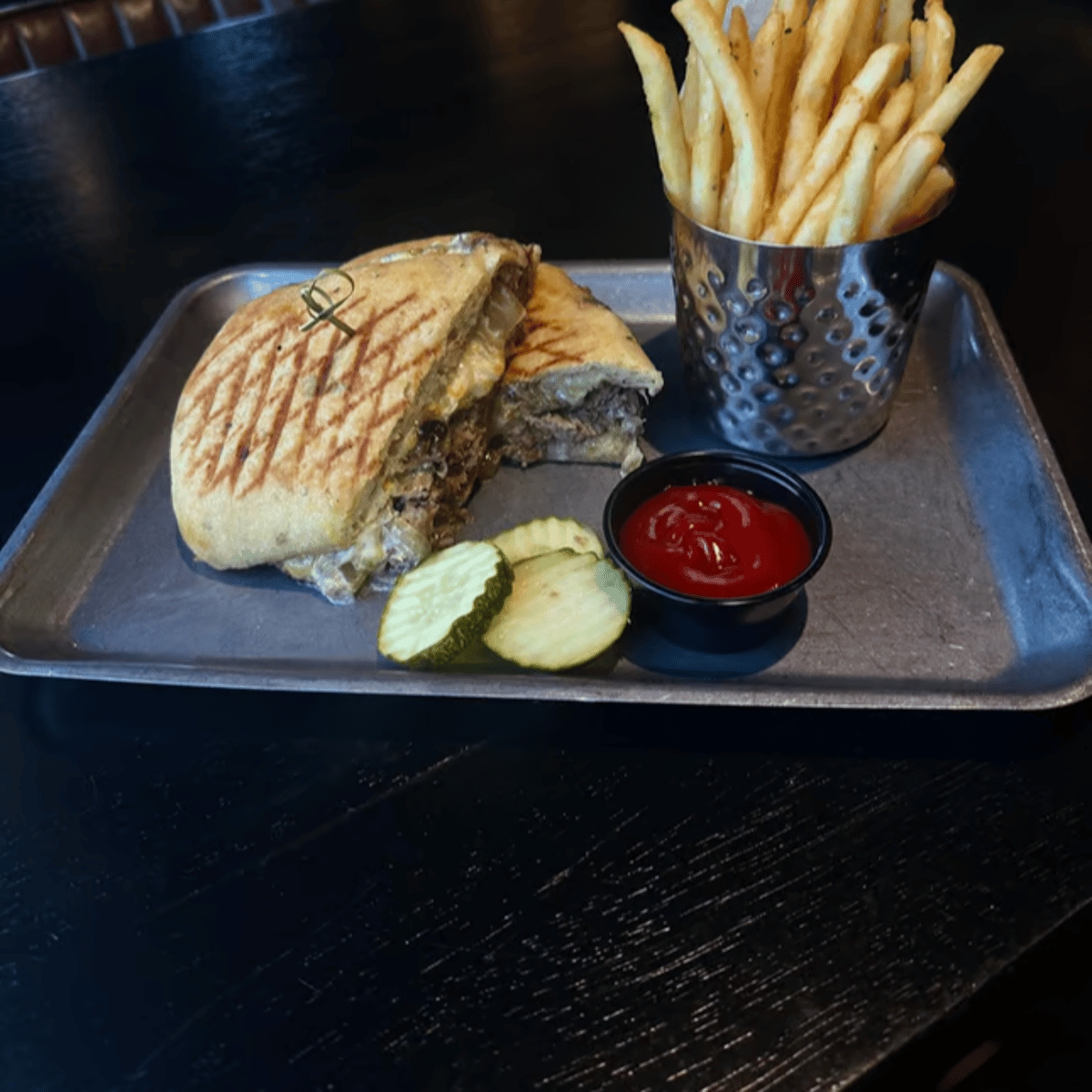 Brisket Grilled Cheese Panini.