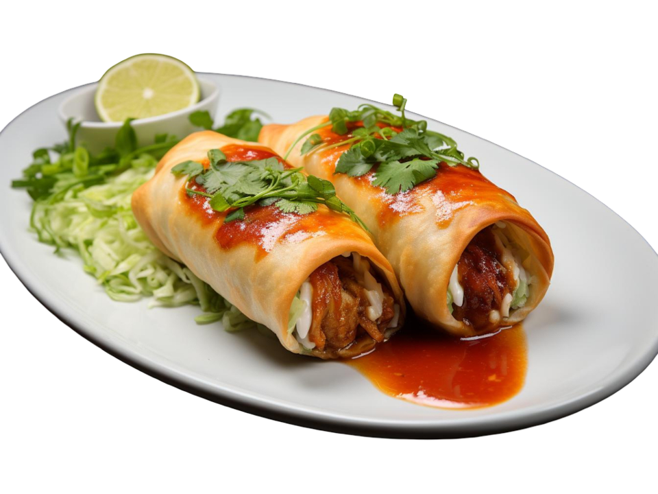 Lunch Chimichanga Combo.